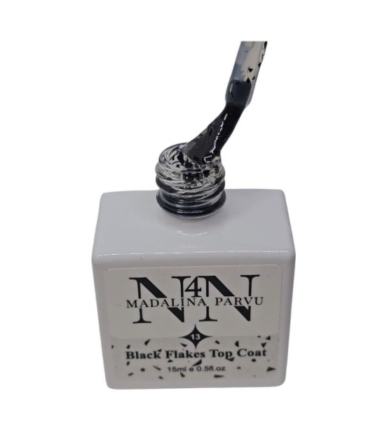 Black Flakes Top Coat