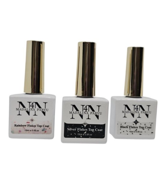Rainbow Flakes Top Coat