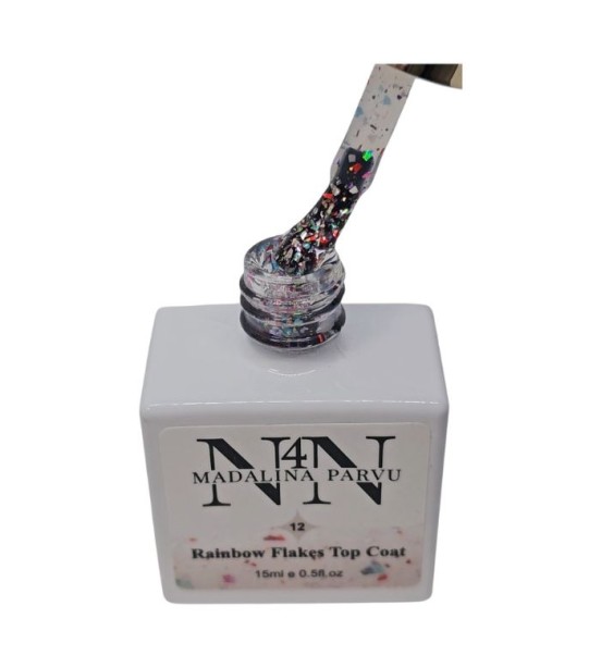 Rainbow Flakes Top Coat