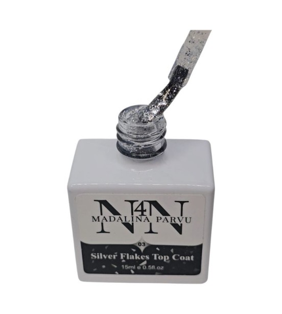 Silver Flakes Top Coat