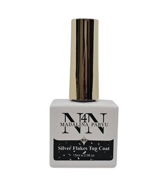 Silver Flakes Top Coat