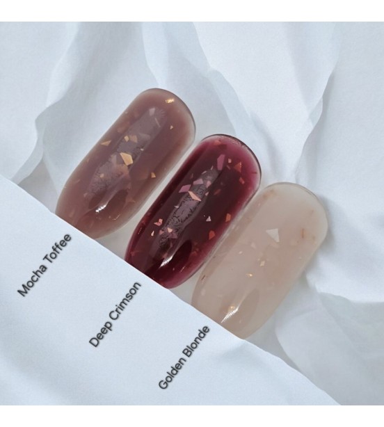 Marble Gold Golden Blonde Builder Gel