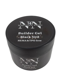 Marble Gold Black Veil Builder Gel