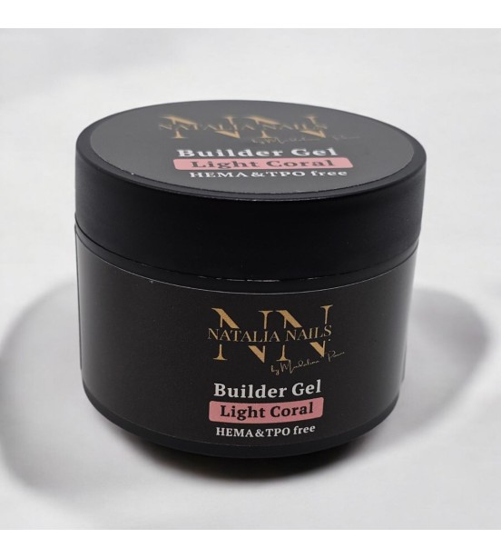 Colored Light Coral Builder Gel