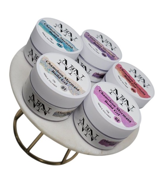 Set 5 Chameleon Mermaid Builder Gel