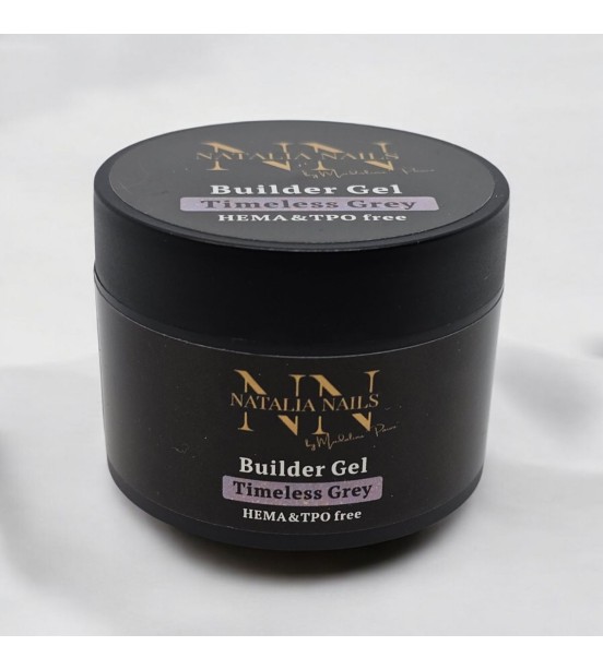 Gold Foil Timeless Grey Builder Gel