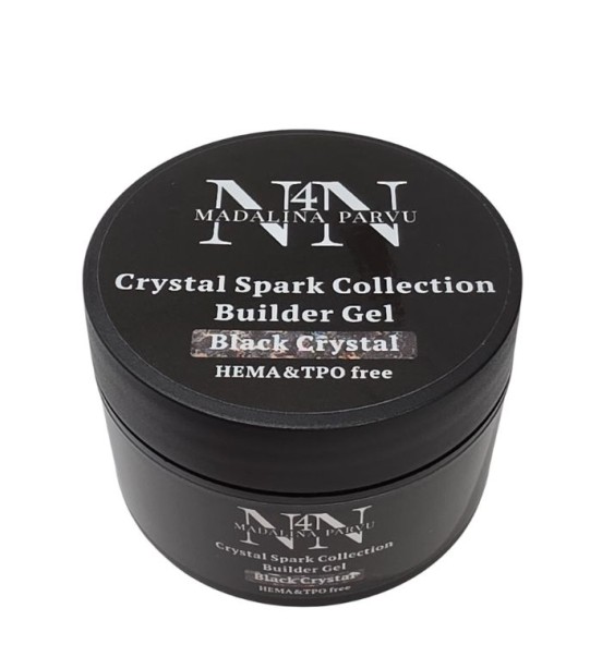 Black Crystal Spark Collection Builder Gel