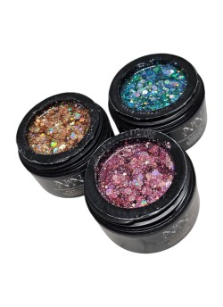 Set 3 Crystal Spark Collection Builder Gel