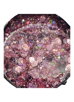 Rosy Crystal Spark Collection Builder Gel