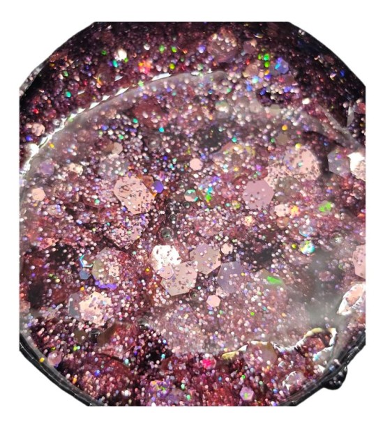 Rosy Crystal Spark Collection Builder Gel