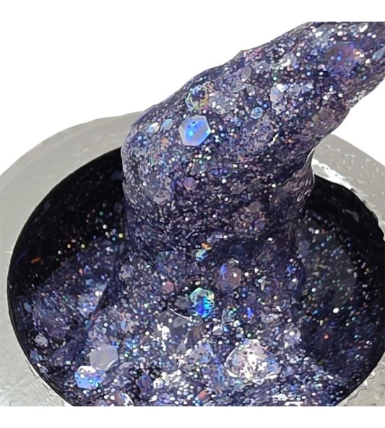 Purple Crystal Spark Collection Builder Gel