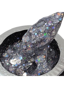Silver Crystal Spark Collection Builder Gel