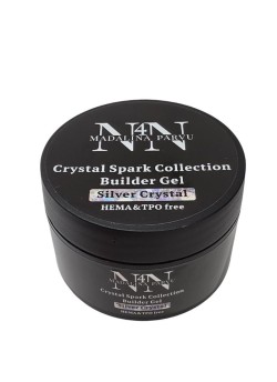 Silver Crystal Spark Collection Builder Gel