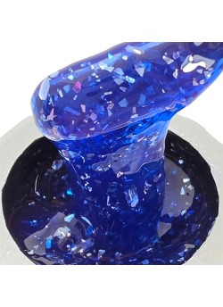 Vivid Flakes Cobalt Kiss Builder Gel