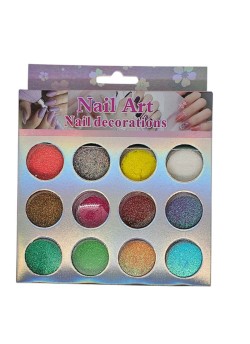 Set 12 culori mix sclipici multicolor