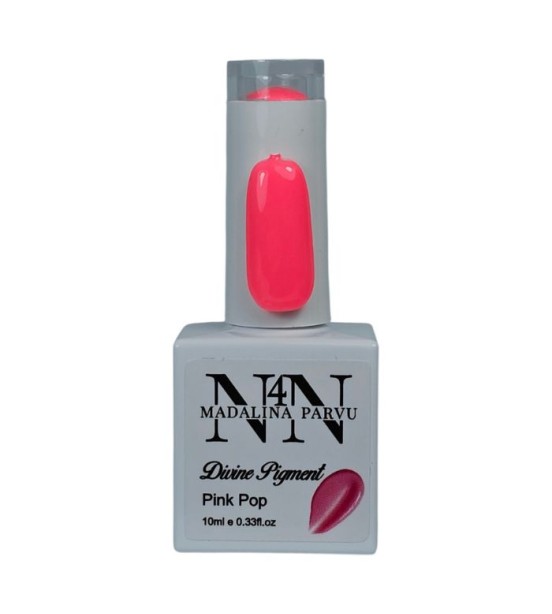 Oja semipermanentă Divine Pigment Pink Pop Oja semipermanentă Divine Pigment Pink Pop