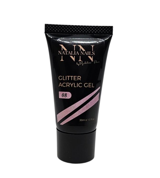 Glitter Acrylic Gel 08