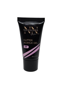 Glitter Acrylic Gel 09