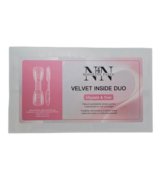 Tipsuri reutilizabile duble cu interior mat oval & migdală Tipsuri reutilizabile duble cu interior mat oval & migdală